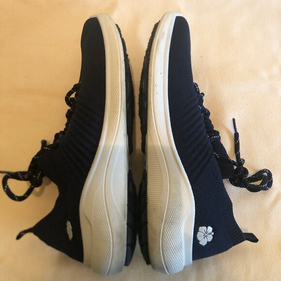 Tommy Bahama Golf navy blue mesh performance sneakers sz 7.5 - Picture 8 of 14